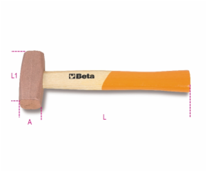 Beta Hammer Specialized Wooden Handle 400G 260 mm (1385/400)