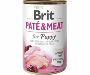 BRIT  Pate & Meat Dog Puppy plechovka 400g