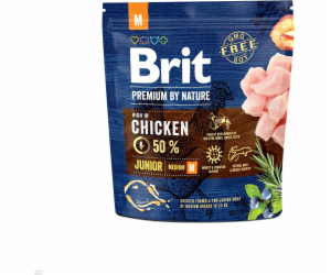 BRIT Premium by Nature Junior M Chicken - suché krmivo pr...