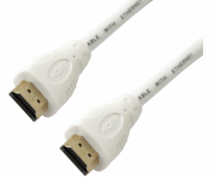 Manhattan HDMI Cable-HDMI 3M WHITE (ICOC-HDMI-4-030NWT)