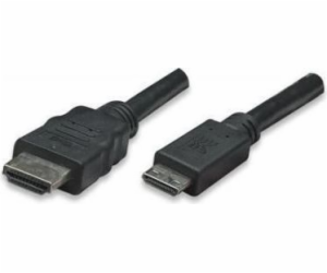 Techly HDMI Mini - HDMI kabel 1,8 m černý (ICOC-HDMI-B-015)