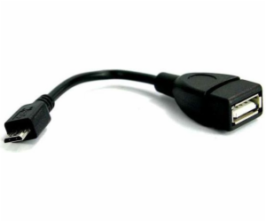 USB adaptér microUSB - USB Black