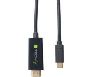 Techly USB-C – kabel HDMI 2 m černý (106312)