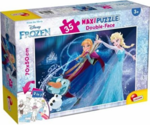 Lisciani Oboustranné puzzle maxi 35 dílků Frozen