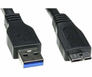 USB kabel Logo USB-A - microUSB 2 m Černý