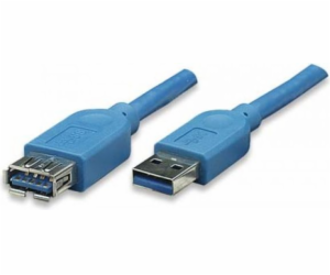 Techly USB-A - USB-A kabel USB 3 m modrý (ICOC-U3-AA-30-EX)