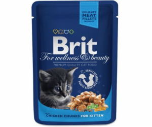 BRIT Premium Cat Kitten Chicken - mokré krmivo pro kočky ...