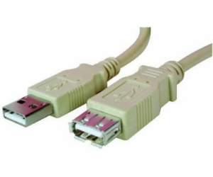 LAMA PLUS USB-A - USB-A USB kabel 3 m Černý