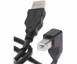 LAMA PLUS USB-A - USB-B USB kabel 2 m Černý