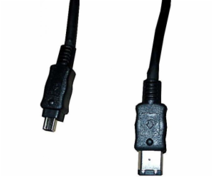 Firewire 6-pin - Firewire 4-pin, 2m, Black