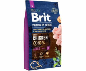 Brit Premium by Nature Adult S 3kg granule pro psy