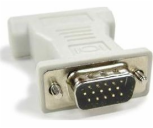 AV adaptér DVI-I - D-Sub (VGA) bílý