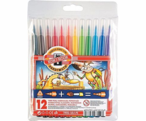 Koh a Noor Felt -tip Pens 12 podložky