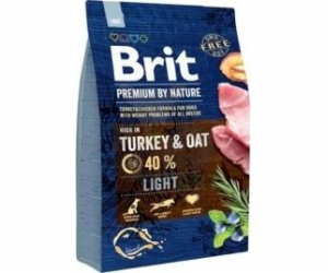 BRIT Premium by Nature Light Turkey&Oat - suché krmivo pr...