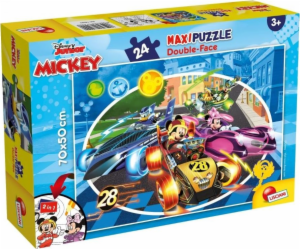 Lisciani Oboustranné maxi puzzle 24 Mickey Mouse