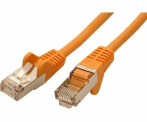 FTP patchcord, Cat.5e, RJ45 M-7,5m, chráněný, žlutý, ekon...