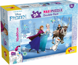 Lisciani Oboustranné puzzle Maxi 24 Frozen 2