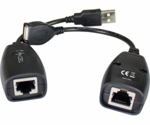 Techly USB kabel USB Extender až 50 m přes síťový kabel RJ45