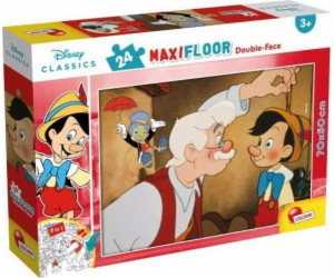 Lisciani Two -Tised Floor hádanky maxi 24 Pinocchio