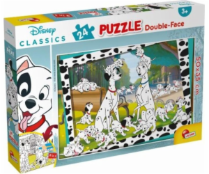 Lisciani Oboustranné puzzle Plus 24 Disney klasik