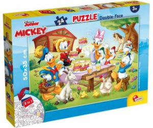 Lisciani Oboustranné puzzle Plus 24 Kačer Donald