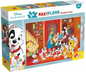 Lisciani Oboustranné podlahové puzzle Maxi 24 Disney classic