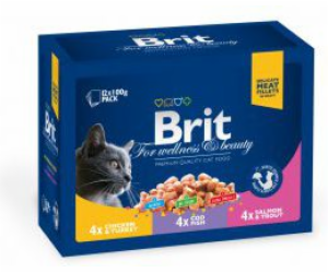 Brit Premium Cat sáčky Family Tale Drůbež a ryby 12x100g