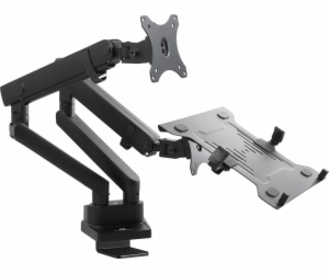 Maclean MC-813 Dual Desk Mount for a Monitor and a Laptop...