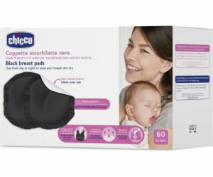 Chicco CHICCO-7739-Vložky na prsa 60KS ČERNÉ