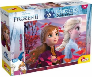 Lisciani Oboustranné puzzle supermaxi 35 Frozen II