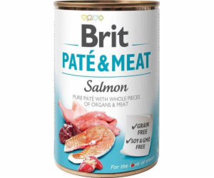 Brit Brit Pate & Meat Dog Salmon puszka 800g