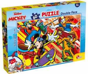 Lisciani Oboustranné puzzle 60 dílků. Mickey Mouse o rozm...