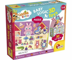 Carotina Baby Logic 3D hračky Puzzle Puzzle 92543 lisciani