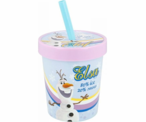 Frozen Frozen Zmrzlinový pohár s brčkem 560 ml