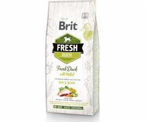 Brit Fresh Duck with Millet Active Run & Work 12kg granul...