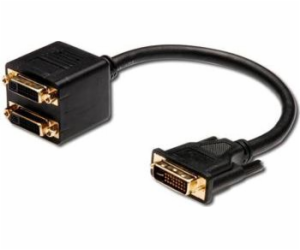 RR Adapter DVI-D  M na  2x DVI F