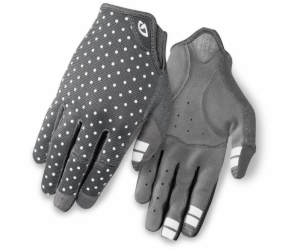 GIRO Cyklistické rukavice La DND dark shadow white dots s...