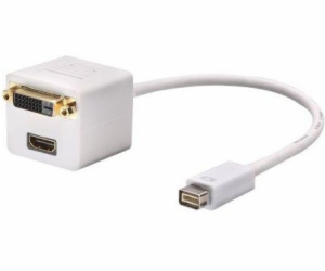 Lindy AV adaptér DVI Mini - DVI-D - HDMI bílý (41003)