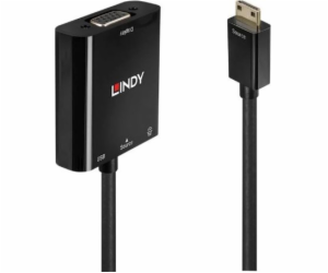 Lindy USB-C MiniJack 3,5 mm adaptér D-Sub (VGA), 0,1 m, č...