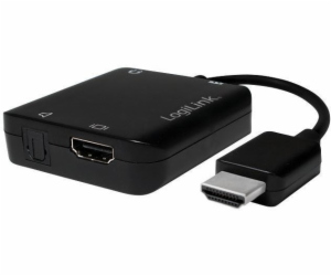 AV adaptér LogiLink HDMI - Toslink černý (CV0106)