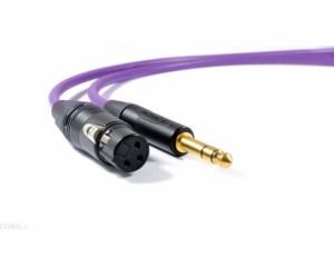 Kabel Melodika Jack 6,3mm - XLR 0,5m fialový