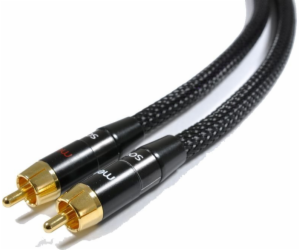 Melodika RCA (Cinch) x2 - RCA (Cinch) x2 kabel 5m černý