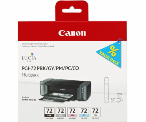 Canon PGI72 (PBK/GY/PM/PC/CO) Sada náhradních barev do ti...