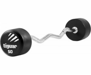 Tiguar Barbell zlomený tiguar PU 50 kg TI-WLBPU050, Velik...