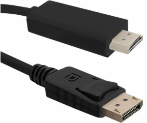 Qoltec DisplayPort – kabel HDMI 1 m černý (50435)