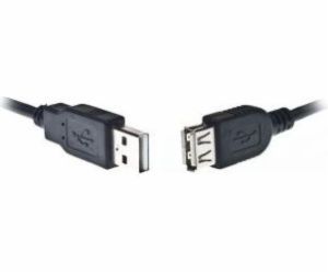 Gembird AM-AF USB kabel, USB 2.0 prodlužovací kabel 1,8M ...