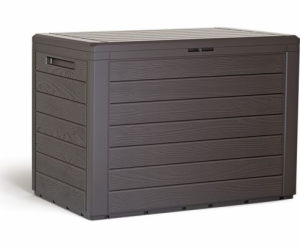 Prosperplast Zahradní box WoodeBox 190L - umbr