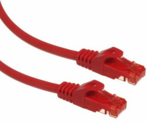 Maclean RJ-45/RJ-45, kat.6, U/UTP, červená, 3m (MCTV-303R)