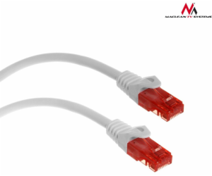 Maclean Patchcord, Cat6, 0,5 m, bílý (MCTV-300W)