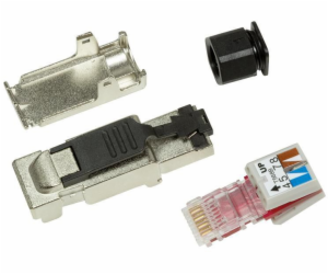 LogiLink Cat.6A RJ45 zástrčka, stíněná bez nářadí (MP0040)